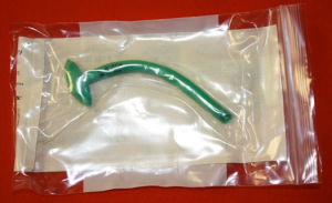 Pictured is the Rusch Robertazzi Nasopharyngeal Airway. Packaged with water-soluble lubricant, they range in price from approximately $5 to $15 each.